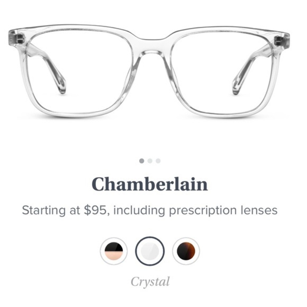 Warby Parker | Chamberlain - Crystal (Unisex)